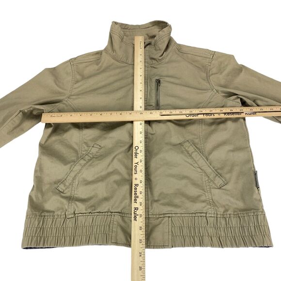 Columbia Jacket Womens Large Tan Lined Long Sleeve Mock Neck Full Zip Front - Picture 4 of 16